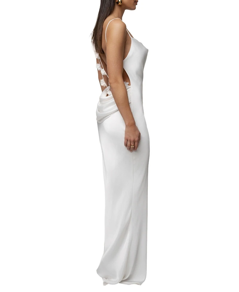 Jluxlabel Women's Down The Aisle Satin Gown