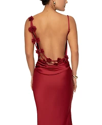 Jluxlabel Women's Down The Aisle Satin Gown