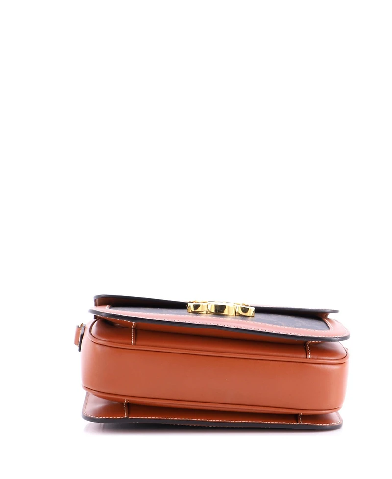 Pre-Owned Celine Medium Triomphe Shoulder Bag Triomphe Coated Canvas