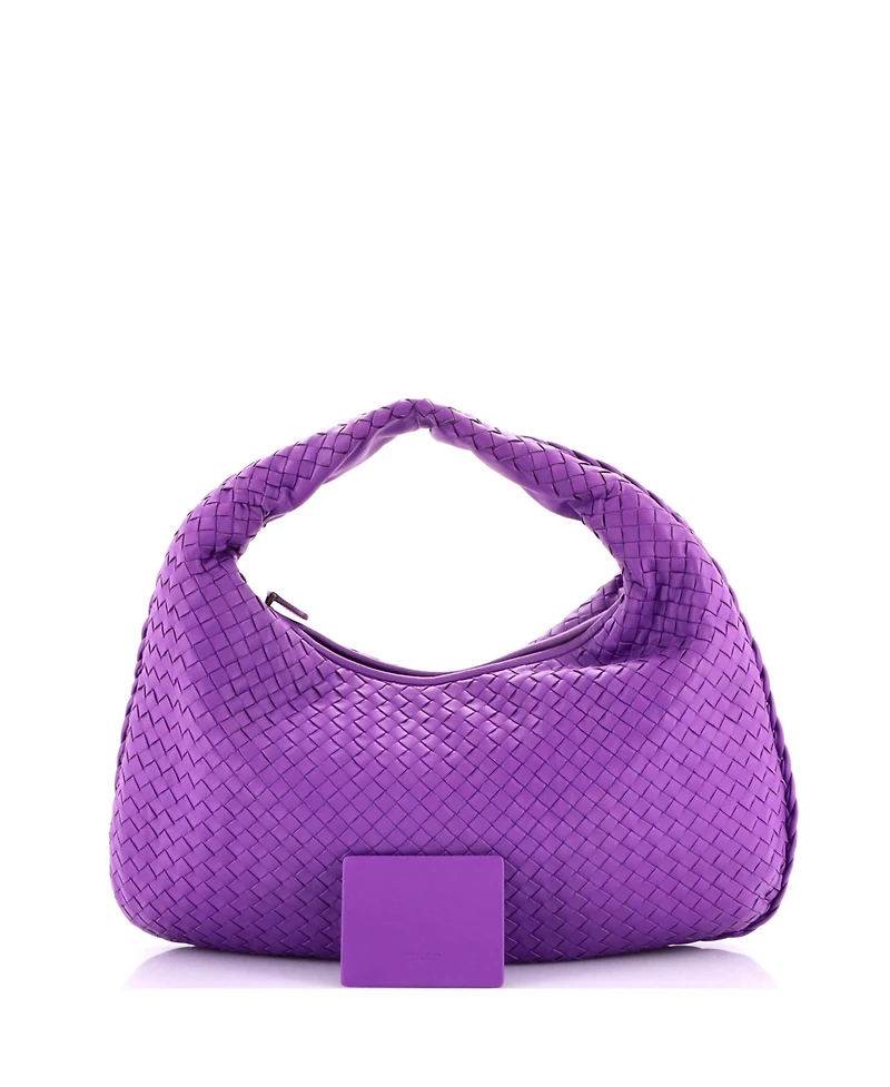 Pre-Owned Bottega Veneta Large Veneta Hobo Intrecciato Nappa
