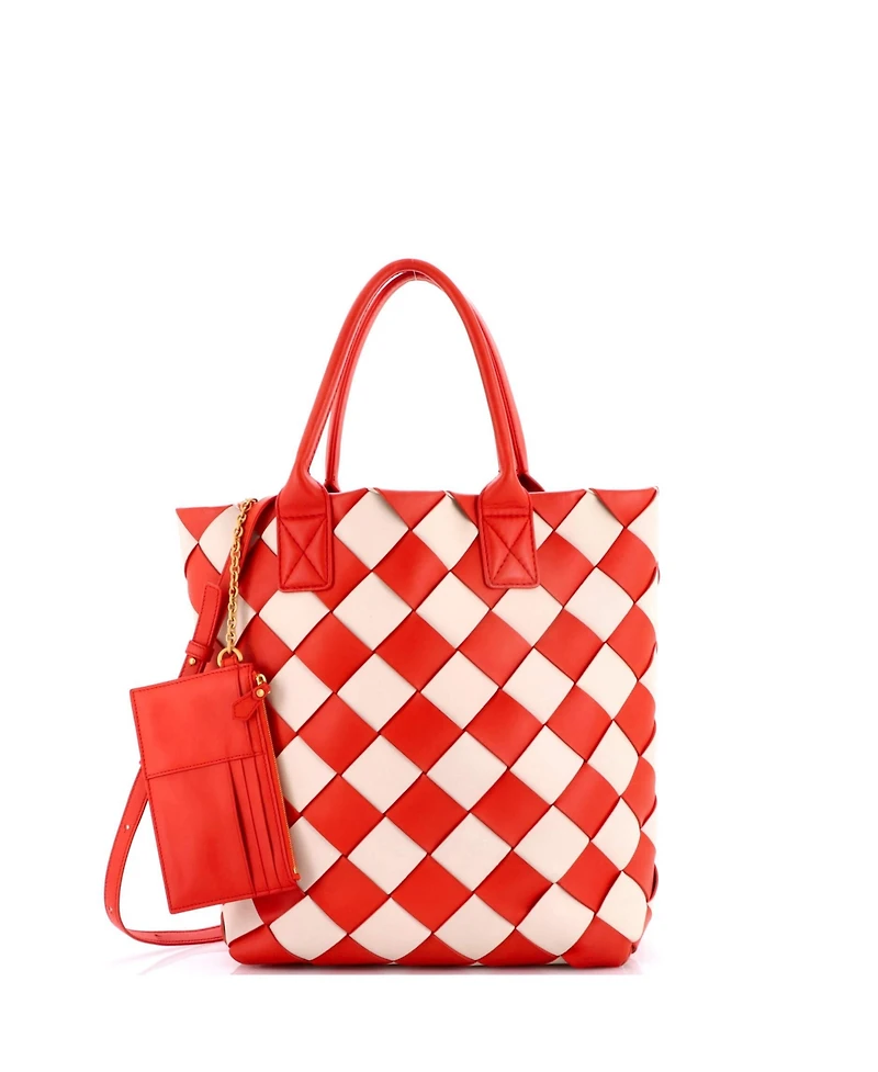 Pre-Owned Bottega Veneta 30 Maxi Cabat Tote Intrecciato Nappa