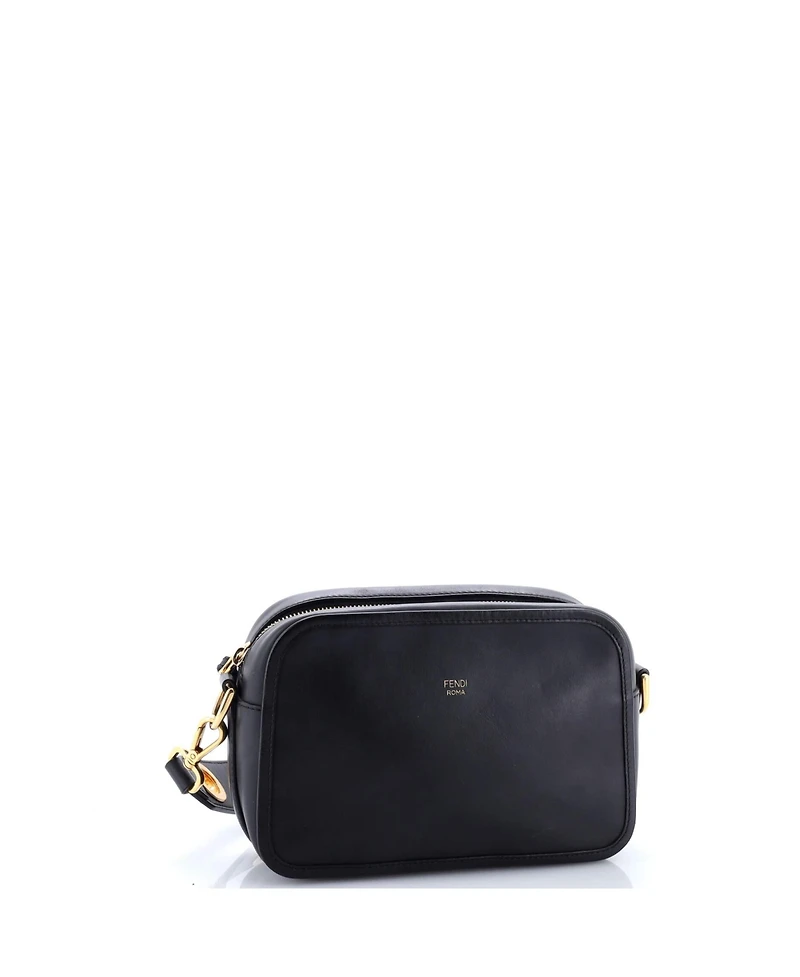 Pre-Owned Fendi Small F is Fendi Camera Bag Leather