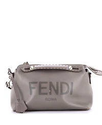 Pre-Owned Fendi Medium Logo By The Way Satchel Embossed Leather