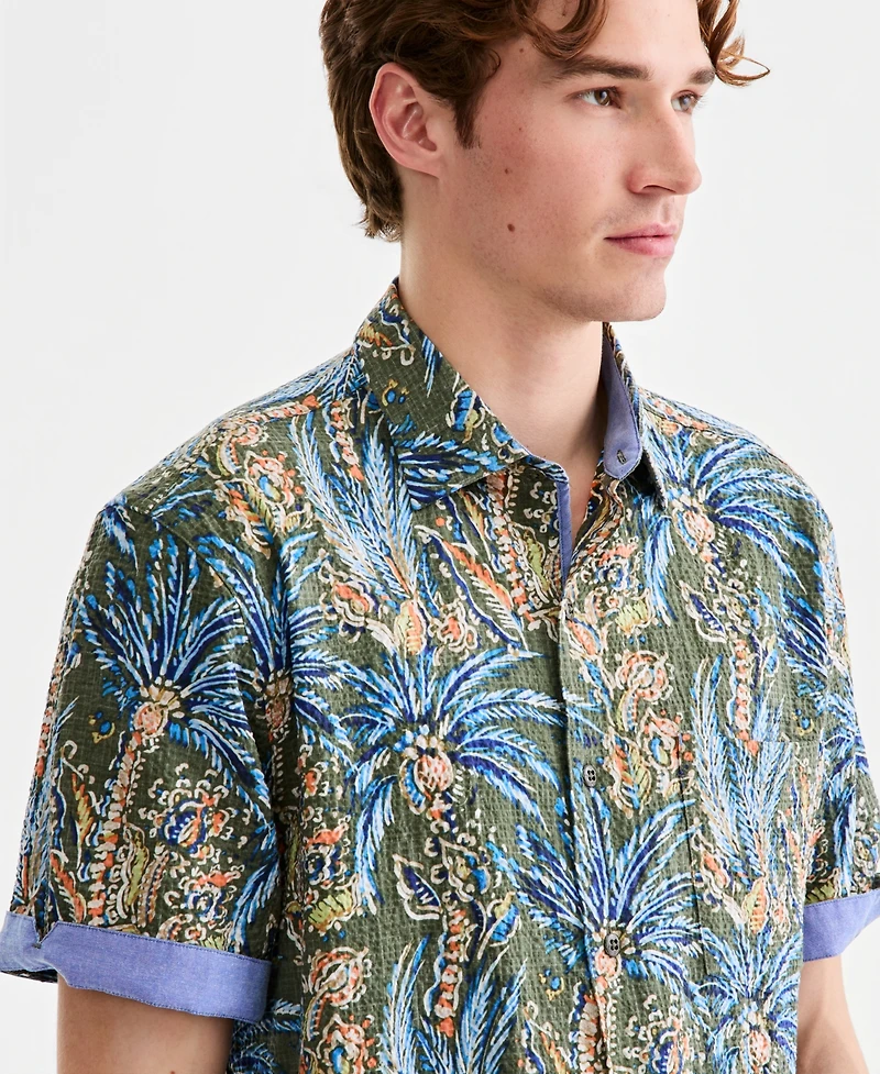 Tommy Bahama Men's Nova Wave Feira Fronds Short-Sleeve Shirt
