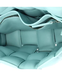 Pre-Owned Bottega Veneta Cassette Crossbody Bag Padded Maxi Intrecciato Leather