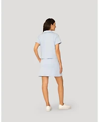 Cable & Gauge Women's Pique Polo Skort Set