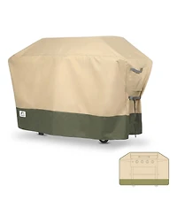 Aoodor Heavy Duty Bbq 3-6 Burners Flap Top Grill Cover, 600D Waterproof Oxford Outdoor Barbecue Grill Cover with Air Vents