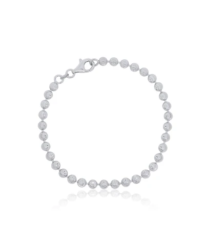 The Lovery Moon Bead Chain Bracelet Sterling Silver