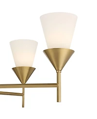 Possini Euro Design Caulfield 36" Wide 6-Light Chandelier