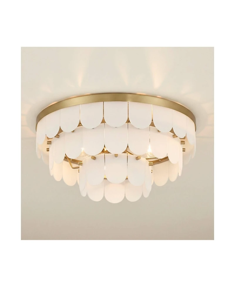 Possini Euro Design Haumea 16 1/4" Wide Ceiling Light