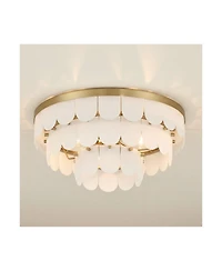 Possini Euro Design Haumea 16 1/4" Wide Ceiling Light