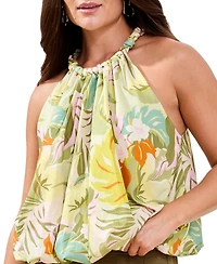 Tribal Women's Sleeveless Balloon Hem Top