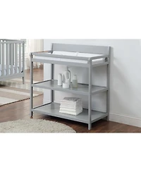 flynama Modern Changing Table Finish with Two Shelves and 4 Side Safety Rails Jpma Certified