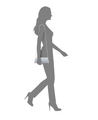 Nina Zoey Glitter Small Clutch Handbag