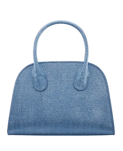 Nina Yorke Metallic Small Satchel Bag