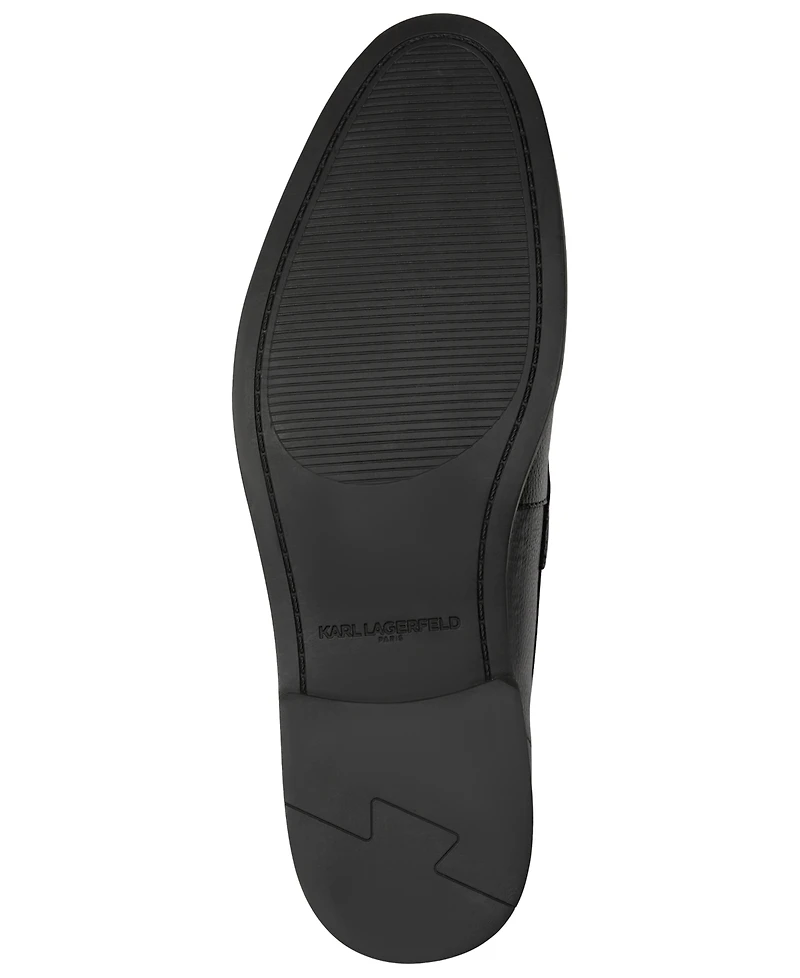 Karl Lagerfeld Men's Tumbled Slip-On Loafers