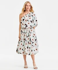 I.n.c. International Concepts Women's One-Shoulder Bubble-Hem Top, Macy's Exclusive