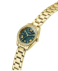 Guess Women's Gold-Tone Stainless Steel Analog Watch, 30mm