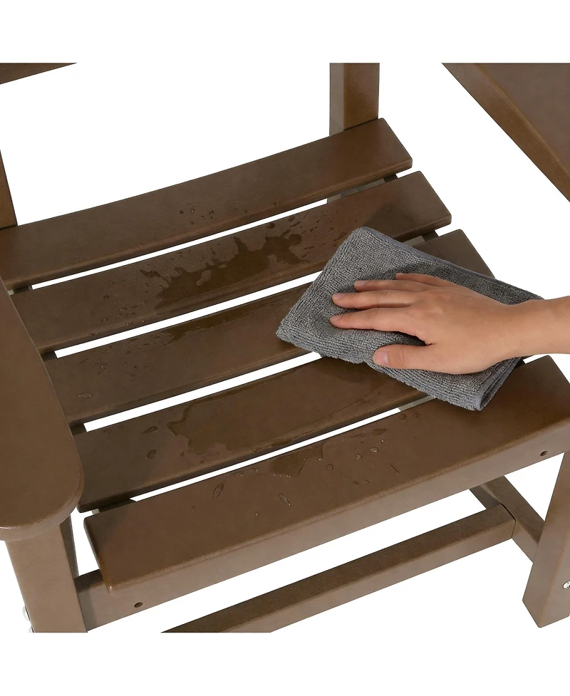 Set of 2 Outdoor Dining Chair with Armrests, For All Weather Conditions