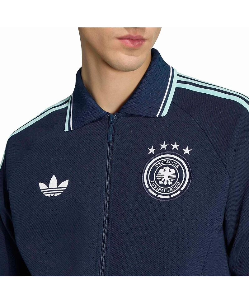 Adidas Men's Navy Germany National Team 2026 World Cup Anthem Full-Zip Jacket