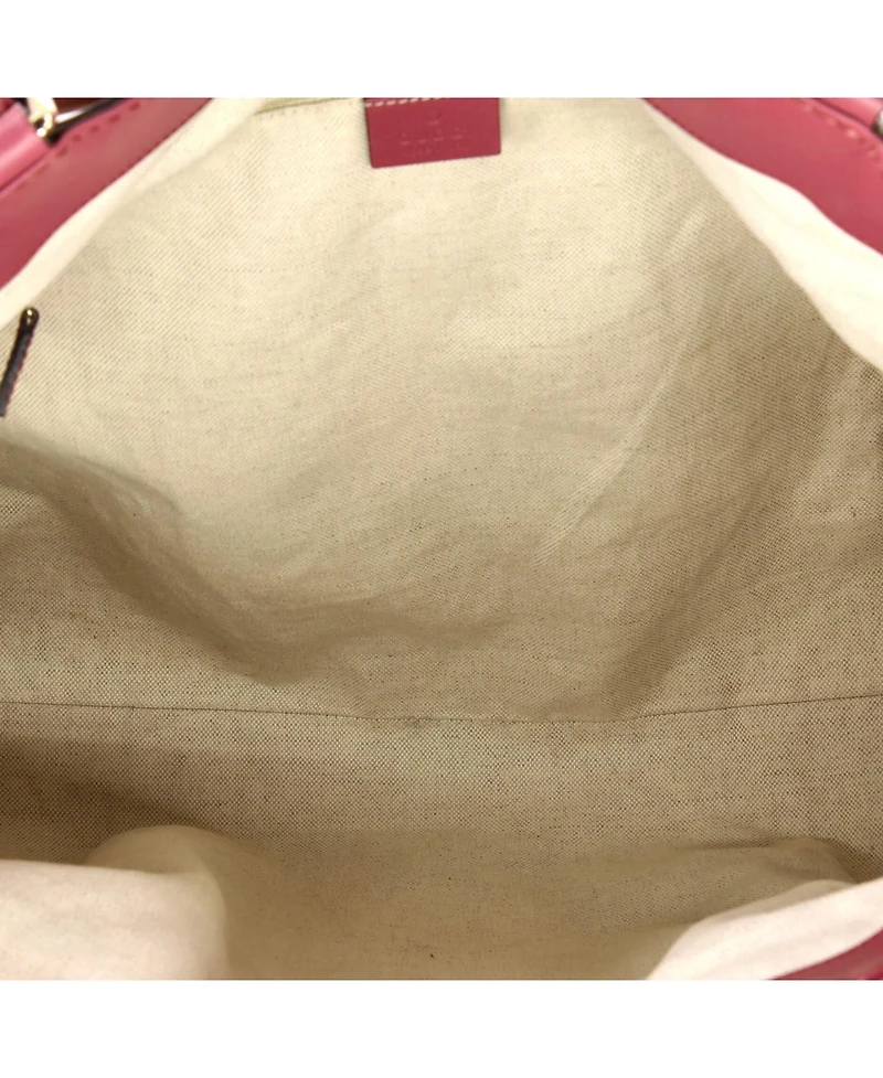 Pre-Owned Gucci Large Sukey Tote Gg Canvas with Leather