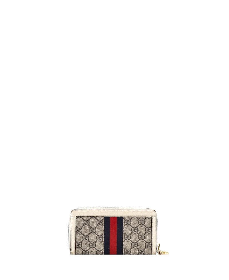 Pre-Owned Gucci Ophidia Zip Around Wallet Gg Coated Canvas