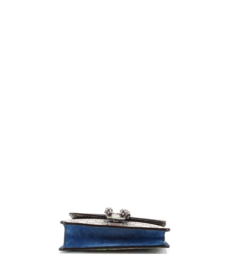 Pre-Owned Gucci Mini Dionysus Bag Blooms Print Gg Coated Canvas