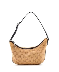 Pre-Owned Gucci Small Vintage Pochette Shoulder Bag Gg Canvas