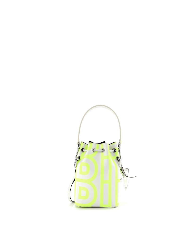 Pre-Owned Fendi Mini x Marc Jacobs Mon Tresor Bucket Bag Printed Leather