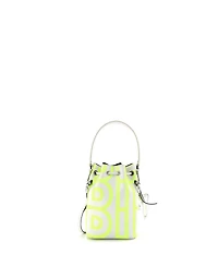 Pre-Owned Fendi Mini x Marc Jacobs Mon Tresor Bucket Bag Printed Leather