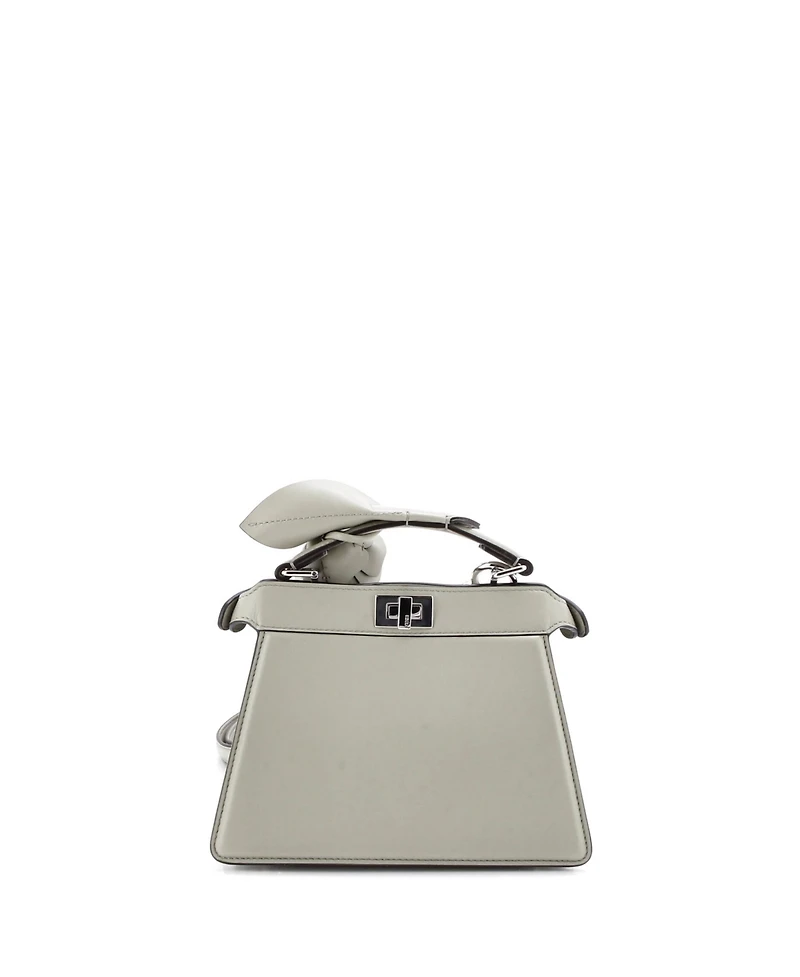 Pre-Owned Fendi Petite Peekaboo ISeeU Bag Leather with Embellished Handle