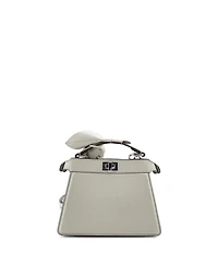 Pre-Owned Fendi Petite Peekaboo ISeeU Bag Leather with Embellished Handle