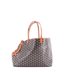 Pre-Owned Goyard Chien Gris Pet Carrier Tote Coated Canvas