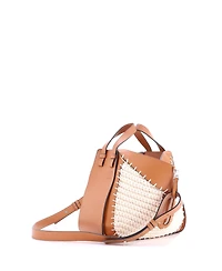 Pre-Owned Loewe Small Hammock Bag Leather and Crochet