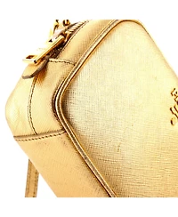 Pre-Owned Prada Mini Zip Crossbody Bag Saffiano Leather