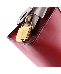 Pre-Owned Prada Small Esplanade Crossbody Bag Printed Saffiano and City Calf