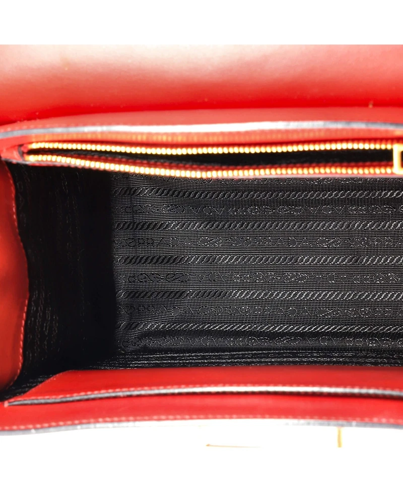 Pre-Owned Prada Medium Cahier Convertible Shoulder Bag City Calf and Saffiano