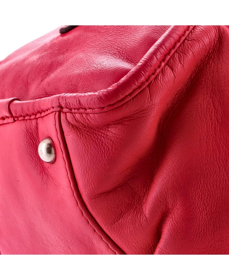 Pre-Owned Loewe Medium Madrid Shoulder Bag Leather