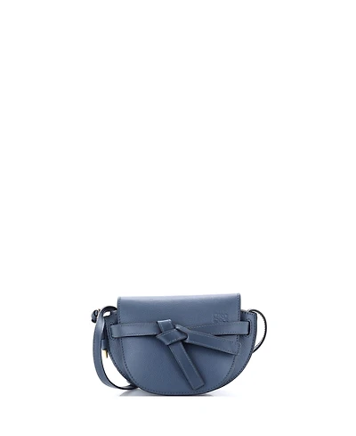 Pre-Owned Loewe Mini Gate Shoulder Bag Leather