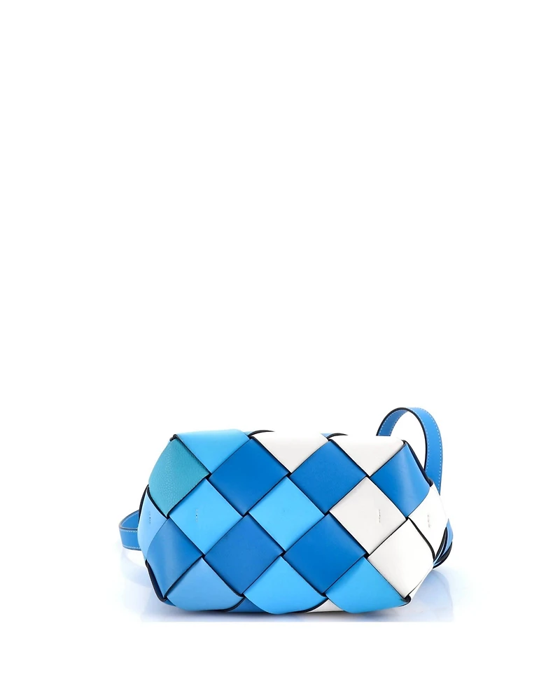 Pre-Owned Loewe Small Woven Basket Bag Leather