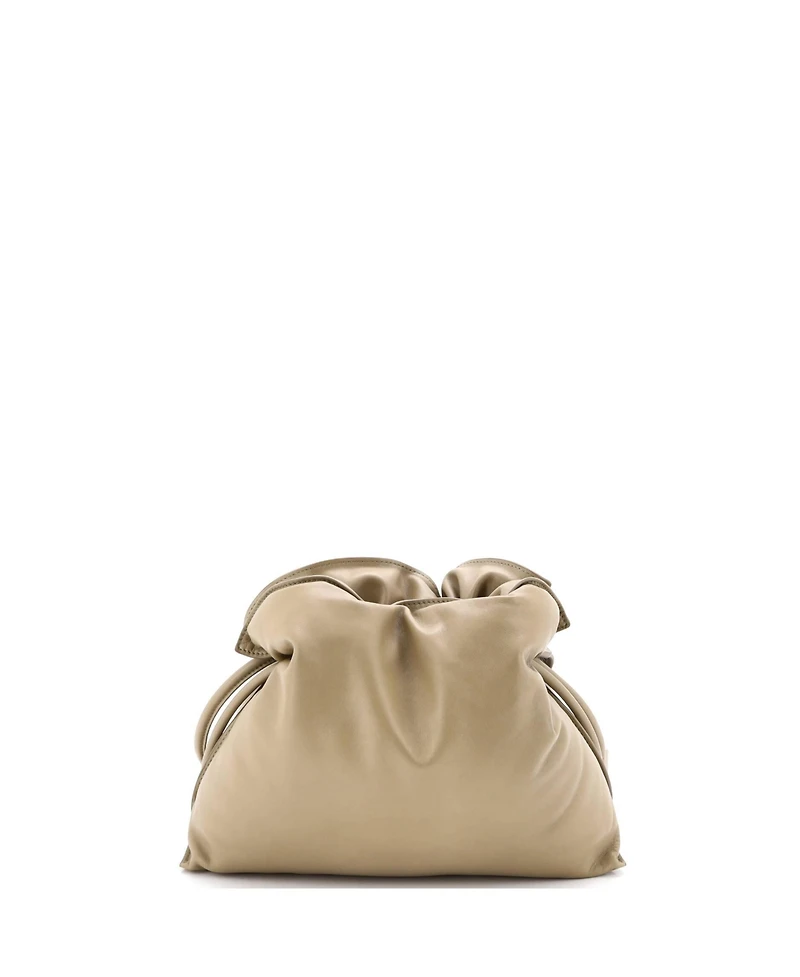Pre-Owned Loewe Medium Flamenco Knot Clutch Leather