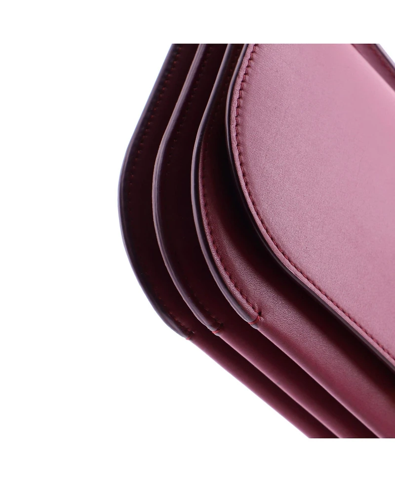 Pre-Owned Loewe Long Goya Shoulder Bag Leather