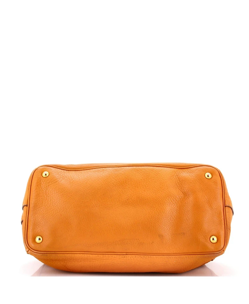 Pre-Owned Prada Large Convertible Shopper Tote Vitello Daino