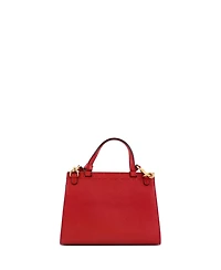 Pre-Owned Gucci Mini Gg Marmont Top Handle Bag Leather