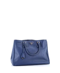 Pre-Owned Prada Large Double Zip Lux Tote Saffiano Leather