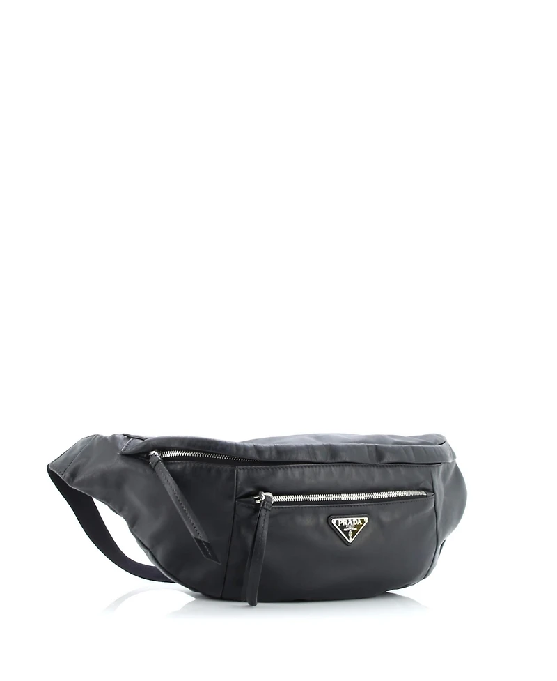Pre-Owned Prada Large Front Pocket Belt Bag Soft Calfskin