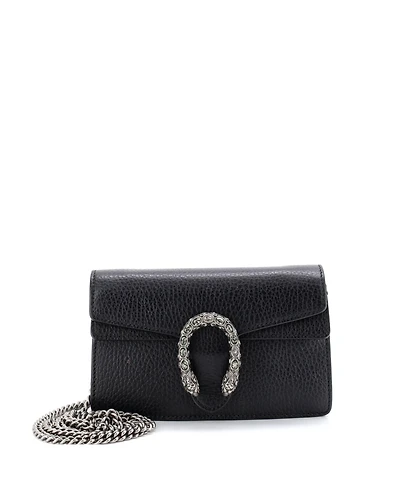 Pre-Owned Gucci Super Mini Dionysus Bag Leather