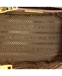 Pre-Owned Prada Mini Galleria Double Zip Tote Saffiano Leather