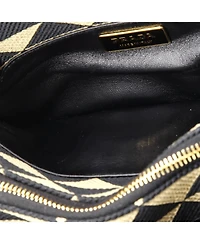 Pre-Owned Prada Small Symbole Shoulder Bag Jacquard