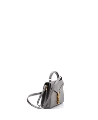 Pre-Owned Saint Laurent Mini Cassandra Top Handle Bag Leather